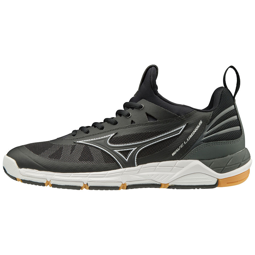 Mens Mizuno WAVE LUMINOUS Volleyball Shoes Black/grey Philippines (NMZYKB496)